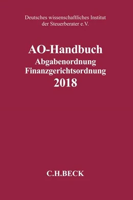 Abbildung von AO-Handbuch 2018 | 1. Auflage | 2018 | beck-shop.de