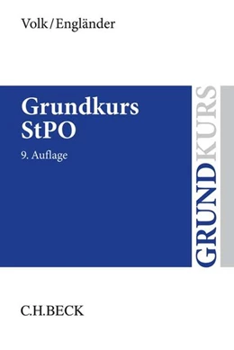 Abbildung von Volk / Engländer | Grundkurs StPO | 9. Auflage | 2018 | beck-shop.de