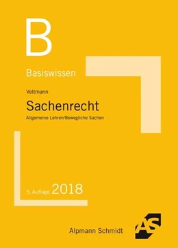 Abbildung von Veltmann | Basiswissen Sachenrecht | 5. Auflage | 2017 | beck-shop.de
