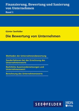 Abbildung von Seefelder | Die Bewertung von Unternehmen | 1. Auflage | 2018 | 1 | beck-shop.de