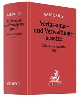 Abbildung von Sartorius | Verfassungs- und Verwaltungsgesetze Gebundene Ausgabe 2018 | 1. Auflage | 2018 | beck-shop.de