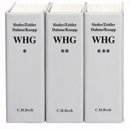 Abbildung von Sieder / Zeitler | Wasserhaushaltsgesetz, Abwasserabgabengesetz: WHG | 57. Auflage | 2023 | beck-shop.de