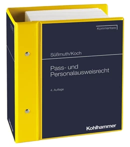 Abbildung von Süßmuth / Koch | Pass- und Personalausweisrecht | 1. Auflage | 2016 | beck-shop.de