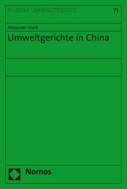Abbildung von Stark | Umweltgerichte in China | 1. Auflage | 2017 | 71 | beck-shop.de