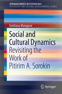 Abbildung von Mangone | Social and Cultural Dynamics | 1. Auflage | 2017 | beck-shop.de