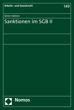 Abbildung von Hohner | Sanktionen im SGB II | 1. Auflage | 2017 | beck-shop.de