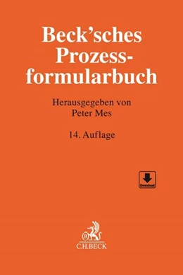 Abbildung von Beck'sches Prozessformularbuch | 14. Auflage | 2019 | beck-shop.de