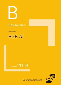 Abbildung von Pechstein | Basiswissen BGB Allgemeiner Teil | 7. Auflage | 2018 | beck-shop.de