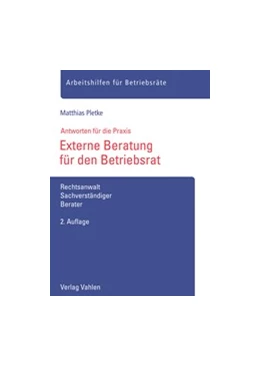 Abbildung von Pletke | Externe Beratung für den Betriebsrat | 2. Auflage | 2018 | beck-shop.de