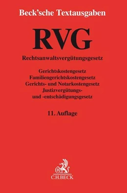 Abbildung von RVG | 11. Auflage | 2018 | beck-shop.de