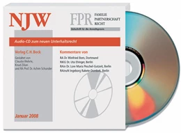 Abbildung von Audio-CD zum neuen Unterhaltsrecht • NJW • FPR | 1. Auflage | 2008 | beck-shop.de