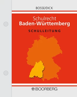 Abbildung von Bosse / Dick | Schulrecht Baden-Württemberg | 1. Auflage | 2009 | beck-shop.de