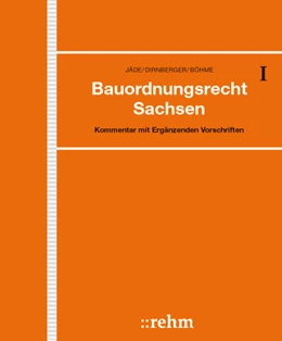 Abbildung von Jäde / Dirnberger | Bauordnungsrecht Sachsen - ohne Aktualisierungsservice | 1. Auflage | 2018 | beck-shop.de