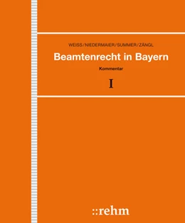 Abbildung von Weiß / Niedermaier | Beamtenrecht in Bayern - ohne Aktualisierungsservice | 1. Auflage | 2018 | beck-shop.de