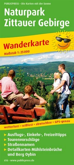 Abbildung von Naturpark Zittauer Gebirge 1:25 000 | 3. Auflage | 2018 | beck-shop.de
