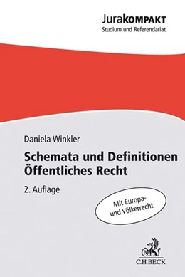 Abbildung von Winkler | Schemata und Definitionen Öffentliches Recht | 2. Auflage | 2018 | beck-shop.de