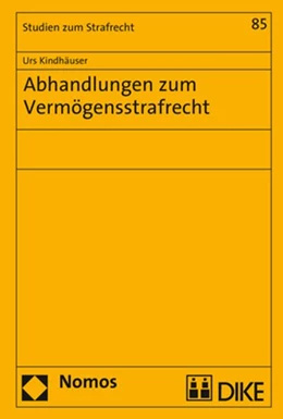 Abbildung von Kindhäuser | Abhandlungen zum Vermögensstrafrecht | 1. Auflage | 2018 | beck-shop.de