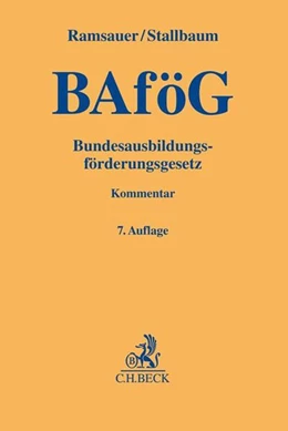 Abbildung von Ramsauer / Stallbaum     | Bundesausbildungsförderungsgesetz: BAföG | 7. Auflage | 2020 | beck-shop.de