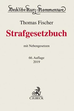 Abbildung von Fischer | Strafgesetzbuch: StGB | 66. Auflage | 2019 | Band 10 | beck-shop.de