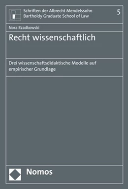 Abbildung von Rzadkowski | Recht wissenschaftlich | 1. Auflage | 2018 | Band 5 | beck-shop.de