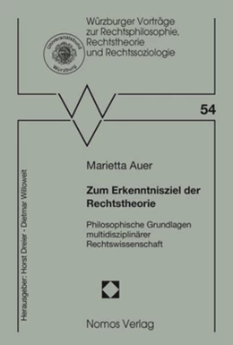 Abbildung von Auer | Zum Erkenntnisziel der Rechtstheorie | 1. Auflage | 2018 | beck-shop.de