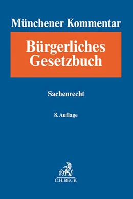 Abbildung von Münchener Kommentar zum Bürgerlichen Gesetzbuch: BGB, Band 8: Sachenrecht | 8. Auflage | 2019 | beck-shop.de