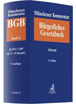 Abbildung von Münchener Kommentar zum Bürgerlichen Gesetzbuch: BGB, Band 11: Erbrecht, §§ 1922-2385, §§ 27-35 BeurkG | 8. Auflage | 2019 | beck-shop.de