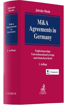 Abbildung von Jaletzke / Henle | M&A Agreements in Germany | 2. Auflage | 2019 | beck-shop.de