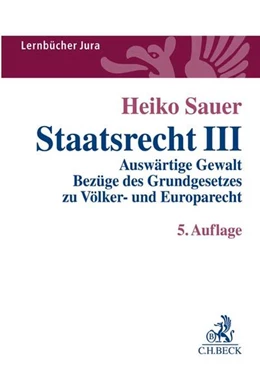 Abbildung von Sauer | Staatsrecht III | 5. Auflage | 2018 | beck-shop.de