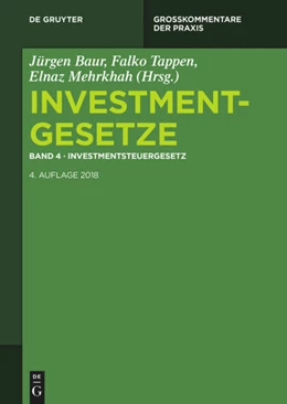 Abbildung von Baur / Tappen | Investmentgesetze 4. Investmentsteuergesetz | 4. Auflage | 2026 | beck-shop.de