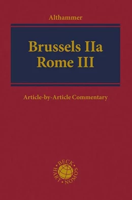 Abbildung von Althammer | Brussels IIa - Rome III | 1. Auflage | 2019 | beck-shop.de