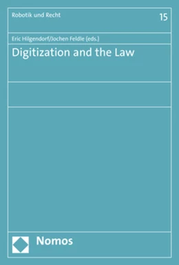 Abbildung von Hilgendorf / Feldle | Digitization and the Law | 1. Auflage | 2018 | 15 | beck-shop.de