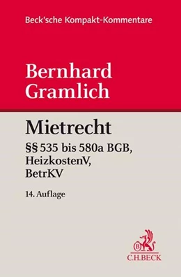 Abbildung von Gramlich | Mietrecht | 14. Auflage | 2018 | beck-shop.de
