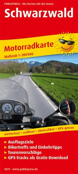 Abbildung von Motorradkarte Schwarzwald 1:200 000 | 5. Auflage | 2018 | beck-shop.de