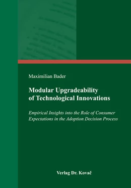 Abbildung von Bader | Modular Upgradeability of Technological Innovations | 1. Auflage | 2018 | 102 | beck-shop.de