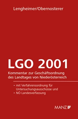 Abbildung von Lengheimer / Obernosterer | Geschäftsordnung - LGO 2001 | 1. Auflage | 2018 | 130 | beck-shop.de