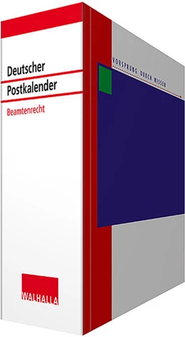 Abbildung von Wallhalla Fachredaktion | Deutscher Postkalender Beamtenrecht • mit Aktualisierungsservice | 1. Auflage | 2018 | beck-shop.de