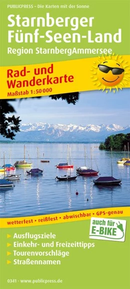 Abbildung von Rad- und Wanderkarte Starnberger Fünf-Seen-Land 1 : 50 000 | 5. Auflage | 2018 | beck-shop.de