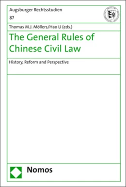 Abbildung von Möllers / Li | The General Rules of Chinese Civil Law | 1. Auflage | 2018 | beck-shop.de