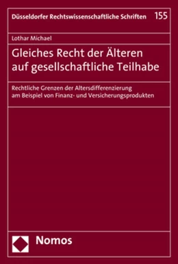 Abbildung von Michael | Gleiches Recht der Älteren auf gesellschaftliche Teilhabe | 1. Auflage | 2018 | beck-shop.de