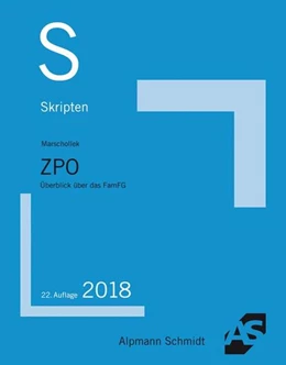 Abbildung von Marschollek | Skript ZPO | 22. Auflage | 2018 | beck-shop.de