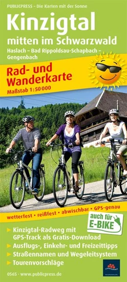 Abbildung von Kinzigtal mitten im Schwarzwald 1:50 000 | 4. Auflage | 2018 | beck-shop.de