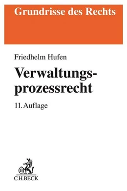Abbildung von Hufen | Verwaltungsprozessrecht | 11. Auflage | 2019 | beck-shop.de