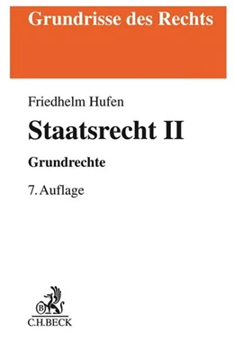Abbildung von Hufen | Staatsrecht II | 7. Auflage | 2018 | beck-shop.de