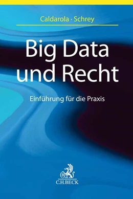 Abbildung von Caldarola / Schrey | Big Data und Recht | 1. Auflage | 2019 | beck-shop.de