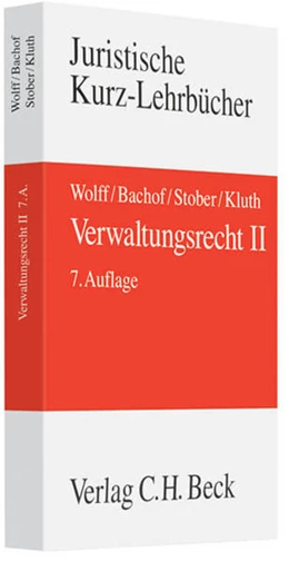 Abbildung von Wolff / Bachof | Verwaltungsrecht, Band 2: Verwaltungsrecht Bd. 2 | 7. Auflage | 2010 | beck-shop.de