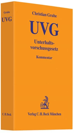 Abbildung von Grube | UVG • Unterhaltsvorschussgesetz | 1. Auflage | 2009 | beck-shop.de