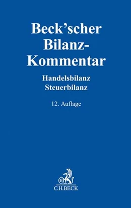 Abbildung von Beck'scher Bilanz-Kommentar | 12. Auflage | 2024 | beck-shop.de