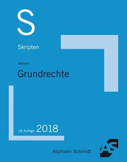 Abbildung von Altevers | Skript Grundrechte | 18. Auflage | 2018 | beck-shop.de