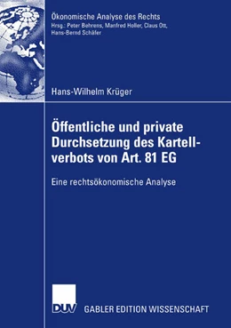 Abbildung von Krüger | Öffentliche und private Durchsetzung des Kartellverbots von Art. 81 EG | 1. Auflage | 2007 | beck-shop.de